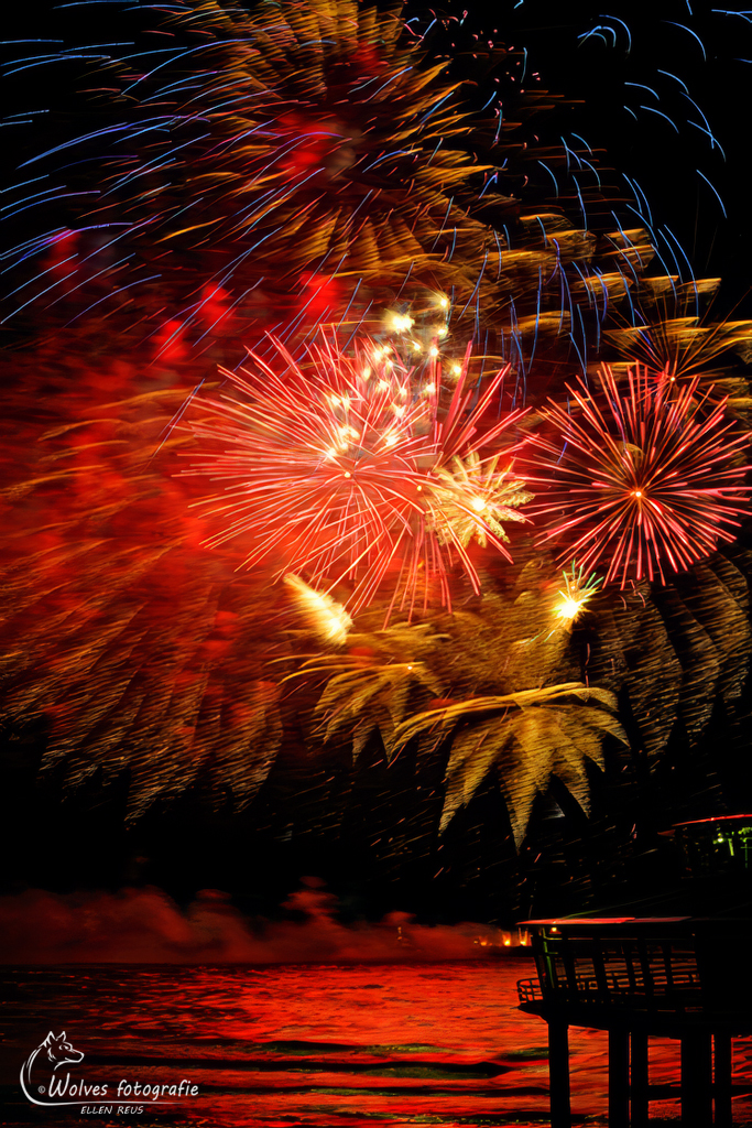 Vuurwerk Scheveningen - vuurwerkfotografie - Door: Ellen Reus - Wolves fotografie